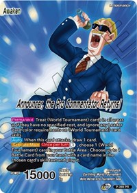 Announcer // Announcer, the Pro Commentator Returns! (P-269) [Vicious Rejuvenation Prerelease Promos]