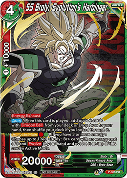 SS Broly, Evolution's Harbinger (P-336) [Tournament Promotion Cards]