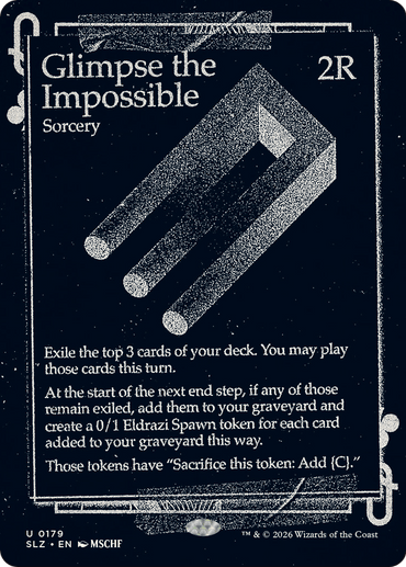 Glimpse the Impossible (0300) [Secret Lair x MSCHF: The Zeta Set]