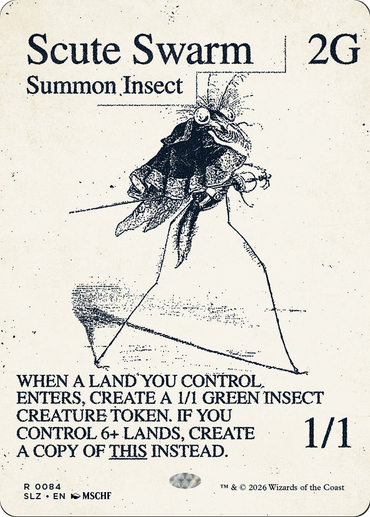 Scute Swarm (0084) [Secret Lair x MSCHF: The Zeta Set]