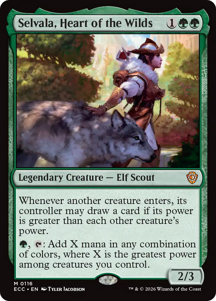 Selvala, Heart of the Wilds [Lorwyn Eclipsed Commander]