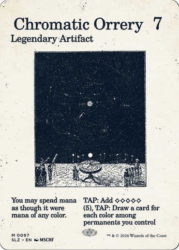 Chromatic Orrery (0097) [Secret Lair x MSCHF: The Zeta Set]