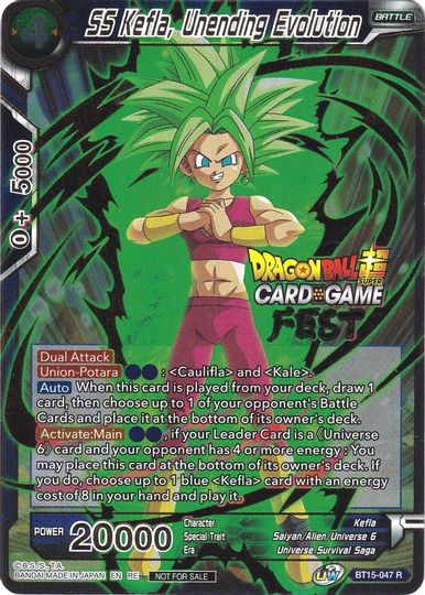 SS Kefla, Unending Evolution (Card Game Fest 2022) (BT15-047) [Tournament Promotion Cards]