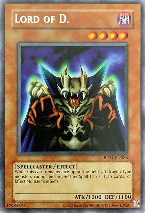Lord of D. [RP01-EN086] Rare