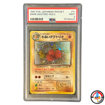 Dark Dugtrio PSA 9
