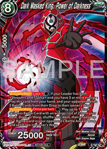 Dark Masked King, Power of Darkness (P-654) [Tournament Promotion Cards]