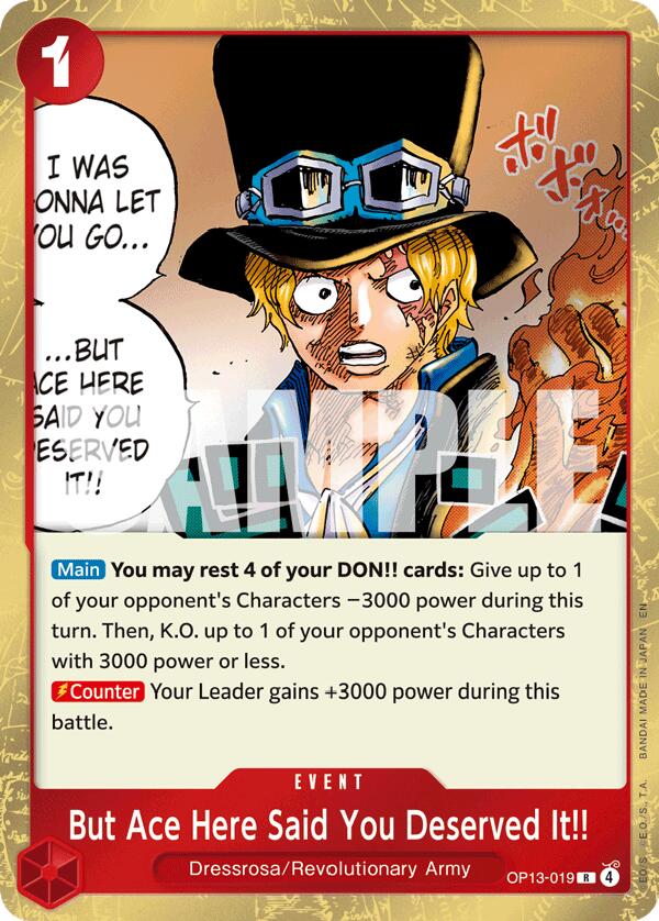 But Ace Here Said You Deserved It!! [Carrying On His Will]