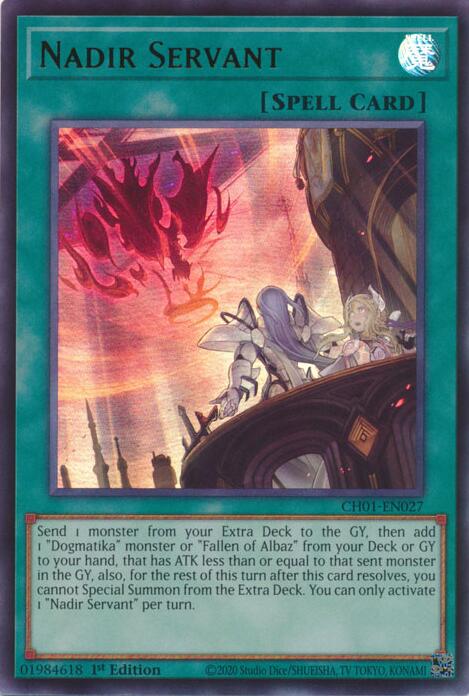 Nadir Servant [CH01-EN027] Ultra Rare