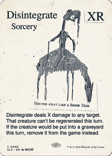 Disintegrate (0056) [Secret Lair x MSCHF: The Zeta Set]