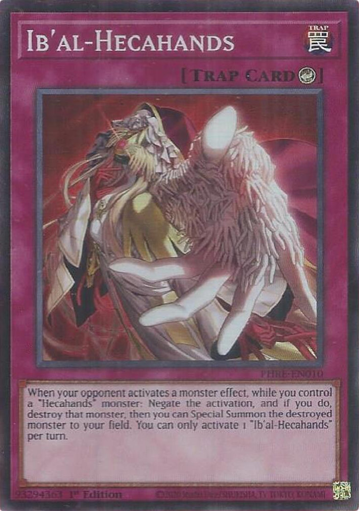 Ib'al-Hecahands (Super Rare) [PHRE-EN010] Super Rare
