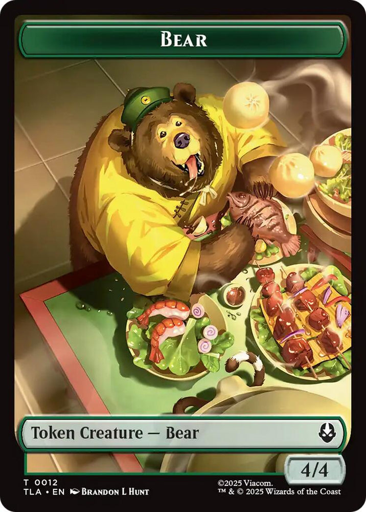 Ally (0006) // Bear Double-Sided Tokens [Avatar: The Last Airbender Tokens]