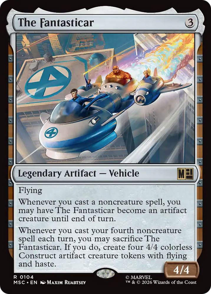 The Fantasticar (Surge Foil) [Marvel Super Heroes Commander]