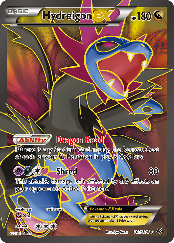 Hydreigon EX (103/108) [XY: Roaring Skies]