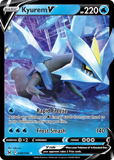 Kyurem V (048/196) (Jumbo Card) [Sword & Shield: Lost Origin]