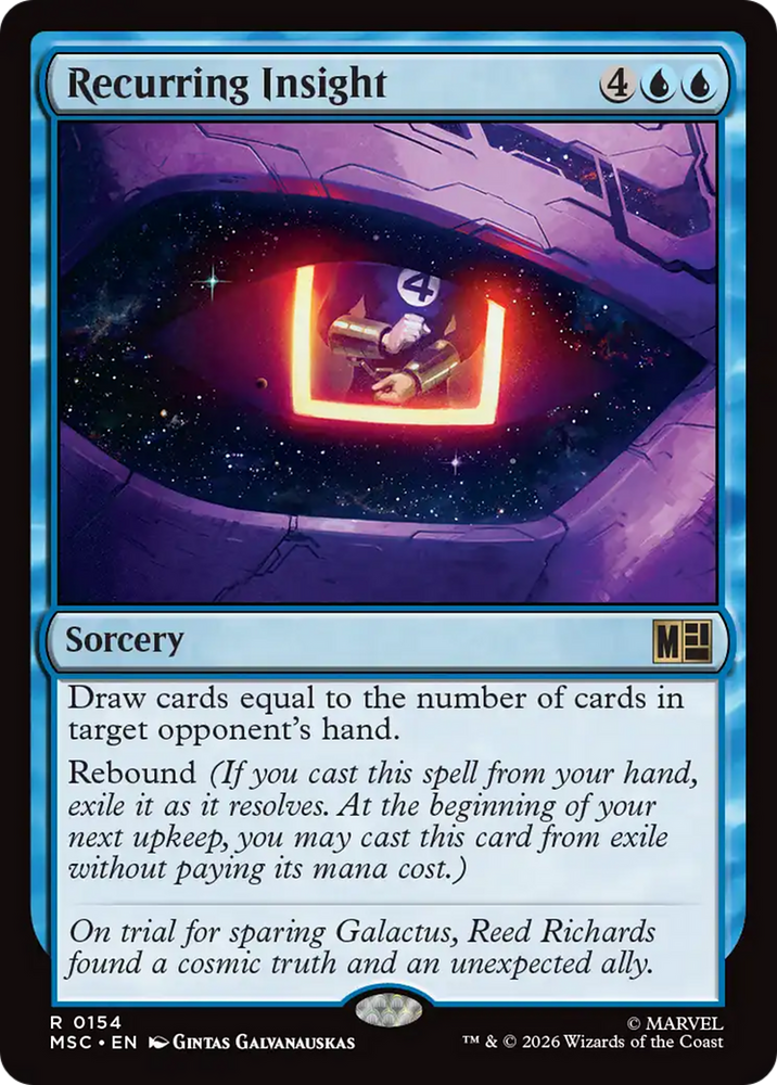 Recurring Insight (Surge Foil) [Marvel Super Heroes Commander]