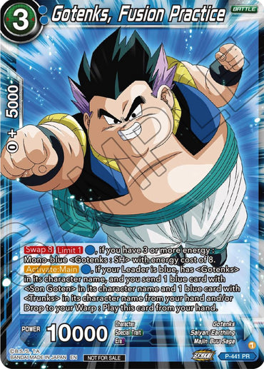 Gotenks, Fusion Practice (Zenkai Series Tournament Pack Vol.2) (P-441) [Tournament Promotion Cards]