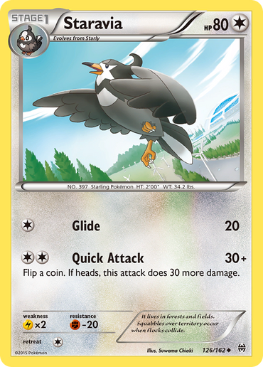 Staravia (126/162) [XY: BREAKthrough]