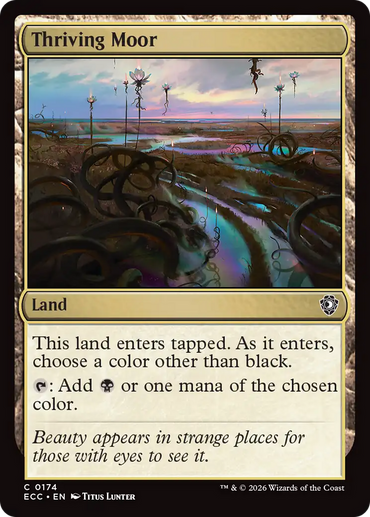 Thriving Moor [Lorwyn Eclipsed Commander]