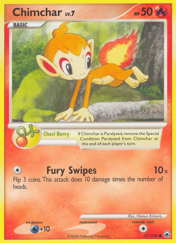 Chimchar (57/100) [Diamond & Pearl: Majestic Dawn]