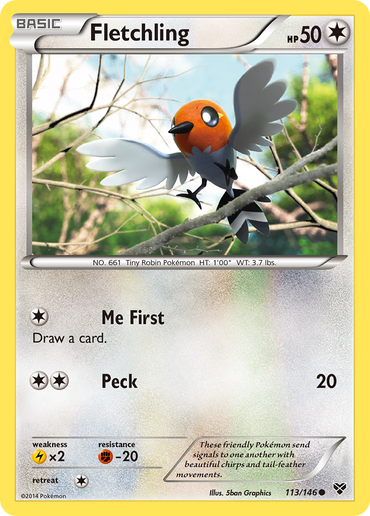 Fletchling (113/146) [XY: Base Set]