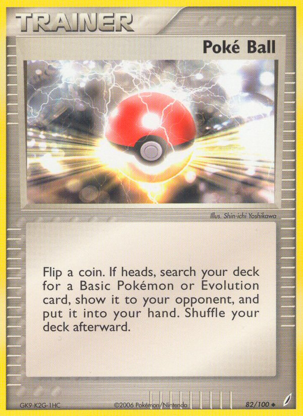 Poke Ball (82/100) [EX: Crystal Guardians]