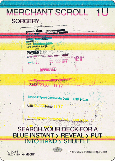 Merchant Scroll (0265) [Secret Lair x MSCHF: The Zeta Set]