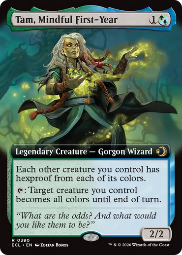 Tam, Mindful First-Year (Extended Art) [Lorwyn Eclipsed]